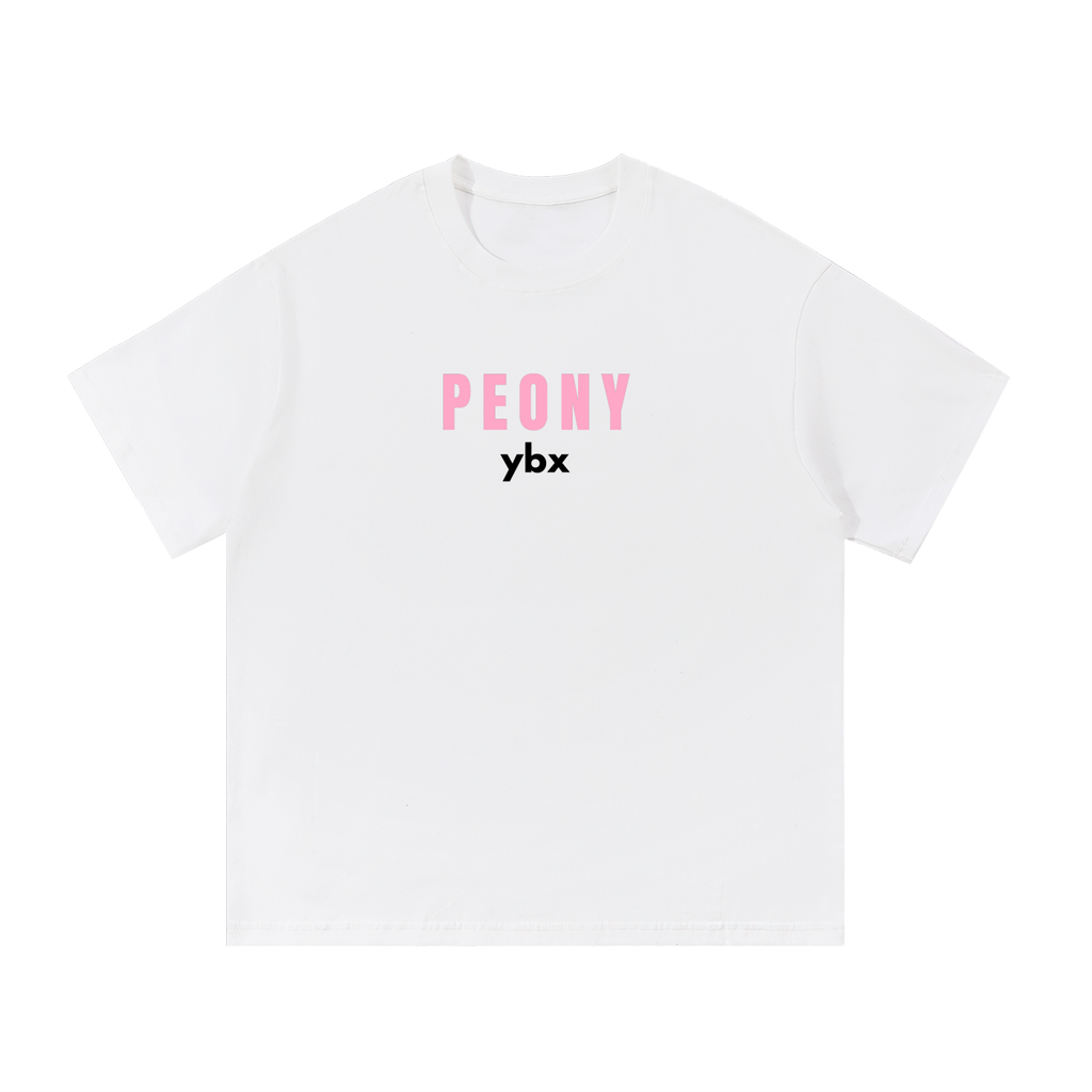 Peony Tee: White