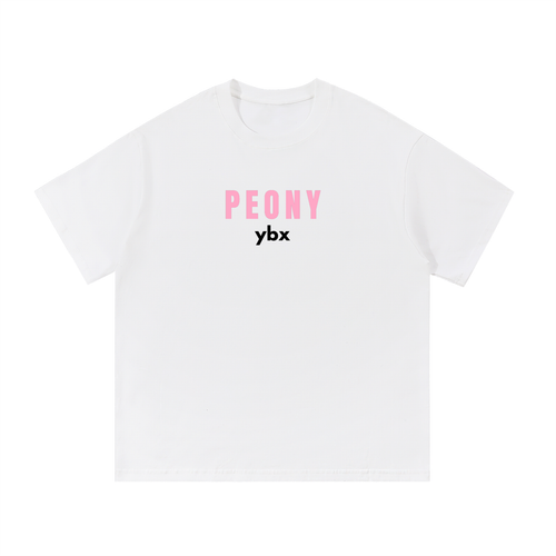 Peony Tee: White