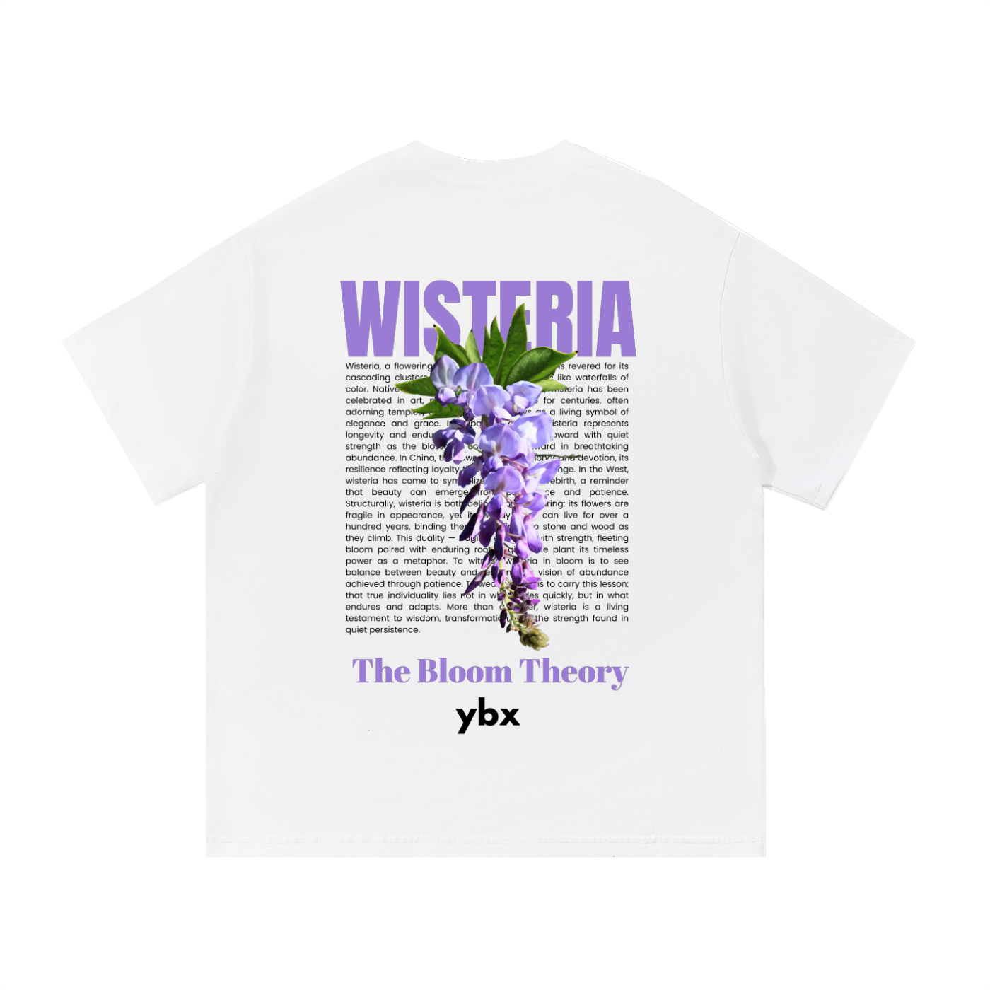 Wisteria Tee: White