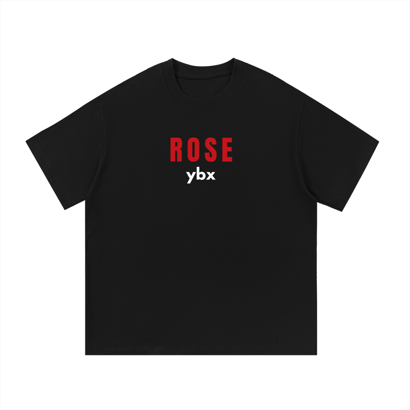Rose Tee: Black