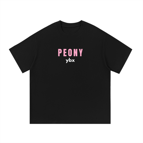 Peony Tee: Black