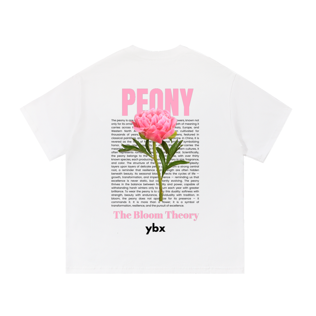 Peony Tee: White
